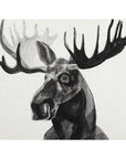 Watercolor Moose Art Print - From Where -