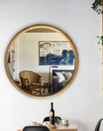 Wernersville Wood Flat Wall Mirror - From Where -