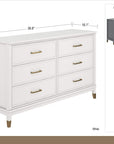 Westerleigh 6 - Drawer Dresser - From Where -