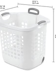 Wheeled Plastic Laundry Basket - From Where -