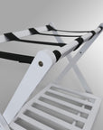 White Casual Home Luggage Rack - From Where -