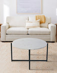 White Granite/Marble Coffee Table - From Where -