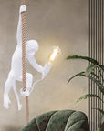White Monkey Vintage Geometric Led Mini Hanging Swag Light - From Where -