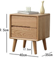 White Oak Bedside Cabinet - From Where -