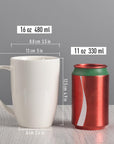 White Porcelain Mug (Set of 6) - From Where -