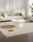 White Round Coffee Table - From Where -