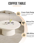 White Round Coffee Table - From Where -
