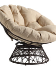 Wicker Papasan Swivel Chair - From Where -