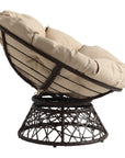 Wicker Papasan Swivel Chair - From Where -