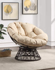 Wicker Papasan Swivel Chair - From Where -