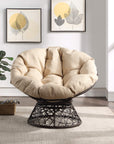 Wicker Papasan Swivel Chair - From Where -