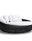 Wide Outdoor Wicker Patio Daybed with Sunbrella Cushions - From Where -