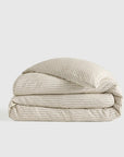 European Linen Stripe Duvet Cover