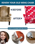 Wing Chair Decorative Slipcover - From Where -