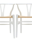 Wishbone Wood Armchairs (Set of 2) - From Where -