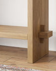 Wood Accent Storage Console Sofa Table - From Where -