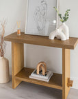 Wood Accent Storage Console Sofa Table - From Where -