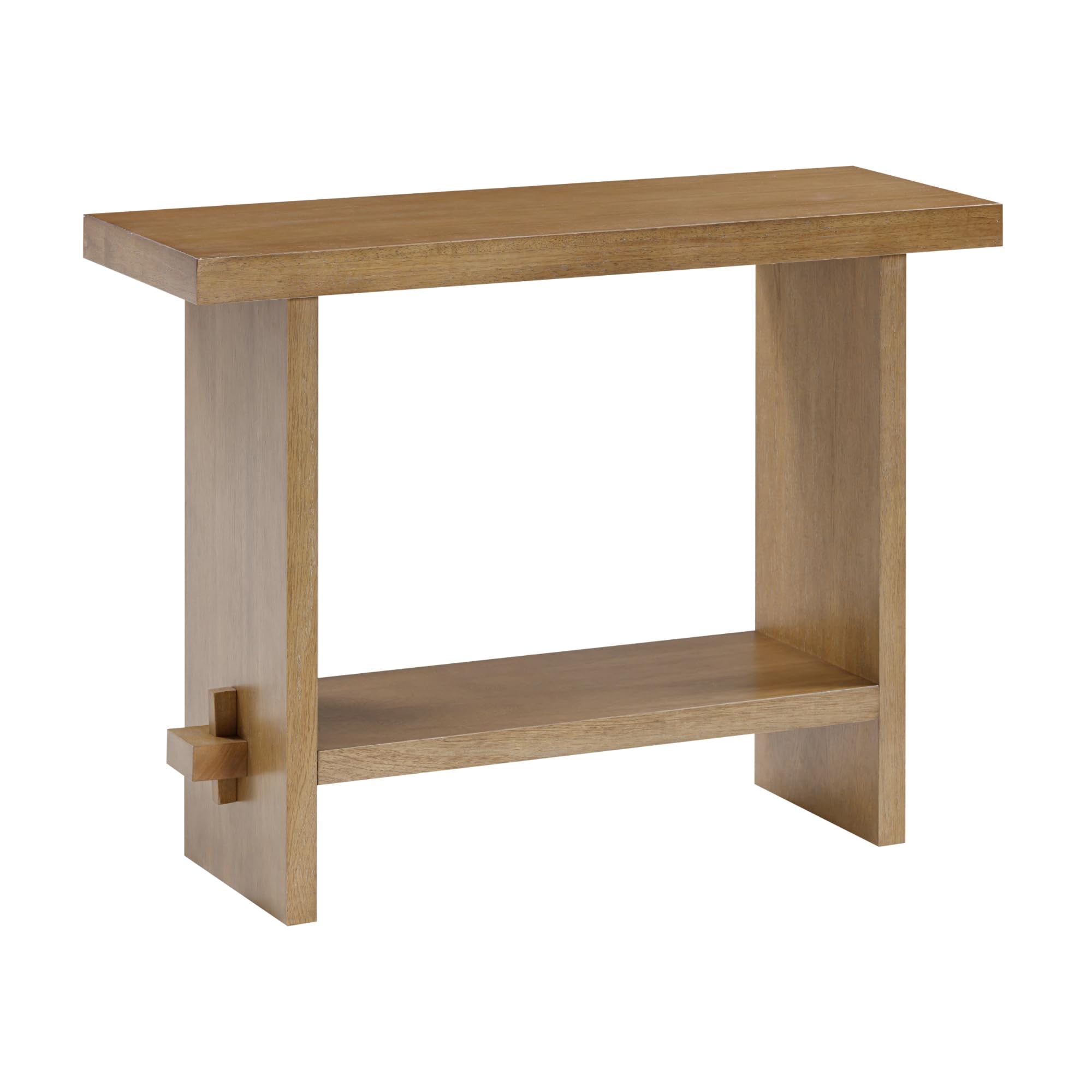 Wood Accent Storage Console Sofa Table - From Where -