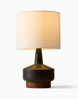 Wood & Ceramic Table Lamp - From Where - Living Room