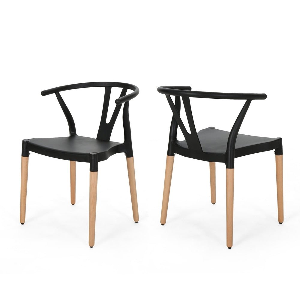 Wood Leg Dining Chairs (Set of 2) - From Where -