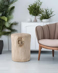 Wood - Look Accent Side Table - From Where -