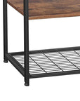 Wood Metal Frame Bakers Rack - From Where -