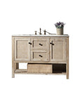 Wood Sink Vanity with Marble Top - From Where -