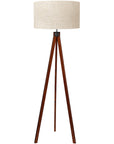 Wood Tripod Floor Lamp - From Where -