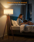 Wood Tripod Floor Lamp - From Where -