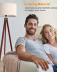 Wood Tripod Floor Lamp - From Where -