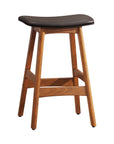 Wood Walnut Counter Stools (Set of 2) - From Where -
