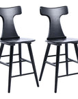 Wooden Counter Height Bar Stools (Set of 2) - From Where -