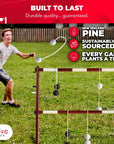 Wooden Ladder Ball Game Set - From Where -
