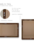 Wooden Maple Frame Body Mirror - From Where -