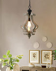 Wooden Pendant Vintage Chandelier - From Where -