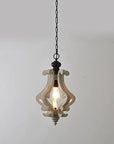 Wooden Pendant Vintage Chandelier - From Where -