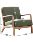 Wooden Reading Chair (Set of 2) - From Where -