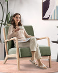 Wooden Reading Chair (Set of 2) - From Where -
