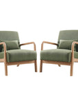 Wooden Reading Chair (Set of 2) - From Where -