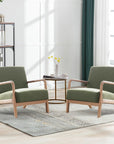 Wooden Reading Chair (Set of 2) - From Where -