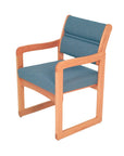 Wooden Reception Sled Chair - From Where -
