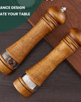 Wooden Salt and Pepper Grinder Set - From Where -