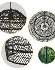 Woven Pendant Lighting Fixture - From Where -