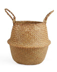 Woven Seagrass Belly Basket - From Where -