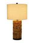 Woven Seagrass Table Lamp - From Where -