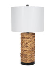 Woven Seagrass Table Lamp - From Where -