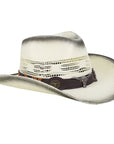 Woven Straw Cowboy Hat w/ Hat Band - From Where -
