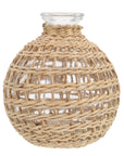 Woven Vase Flower Decor - From Where -