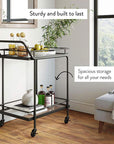Wrought Iron 2 - Tier Trolley - From Where -