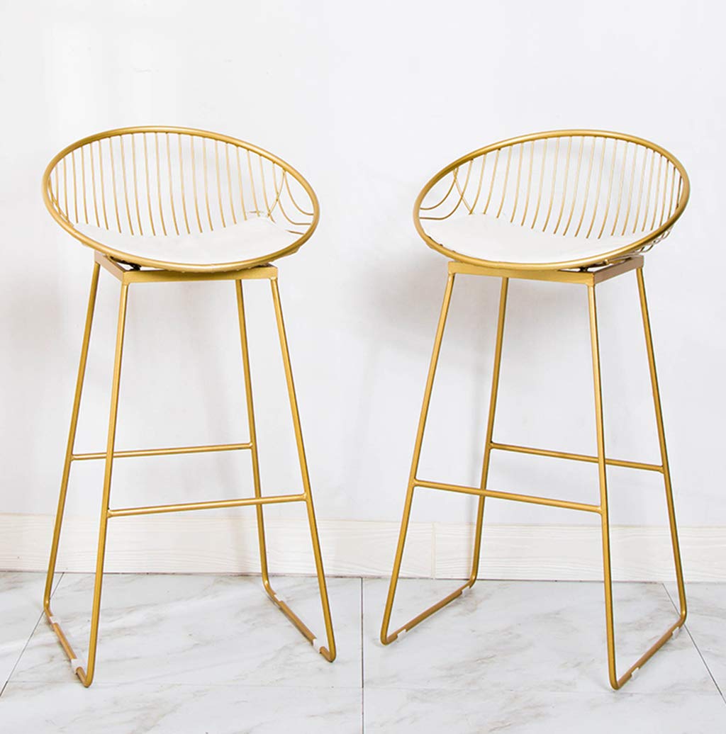 Wrought Iron Bar Stools (Set of 2) - From Where -